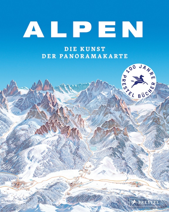 Actual product image Alps. The art of the panoramic map (German, Tom Duration, 2024)
