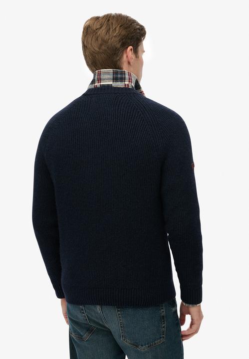 Produktbild Superdry Dicker Pullover mit Raglanärmeln (S)