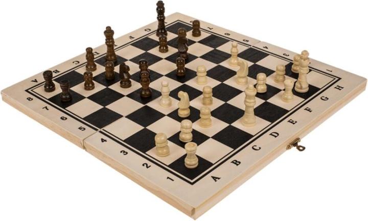 Image du produit Out of the blue ootb - Jeu de société en bois, échecs, environ 34 x 34 cm