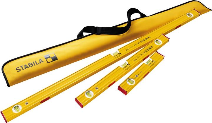 Actual product image Stabila Spirit levels PRO SET 80 ASM, 4-piece, rare earth magnet system (120 cm)
