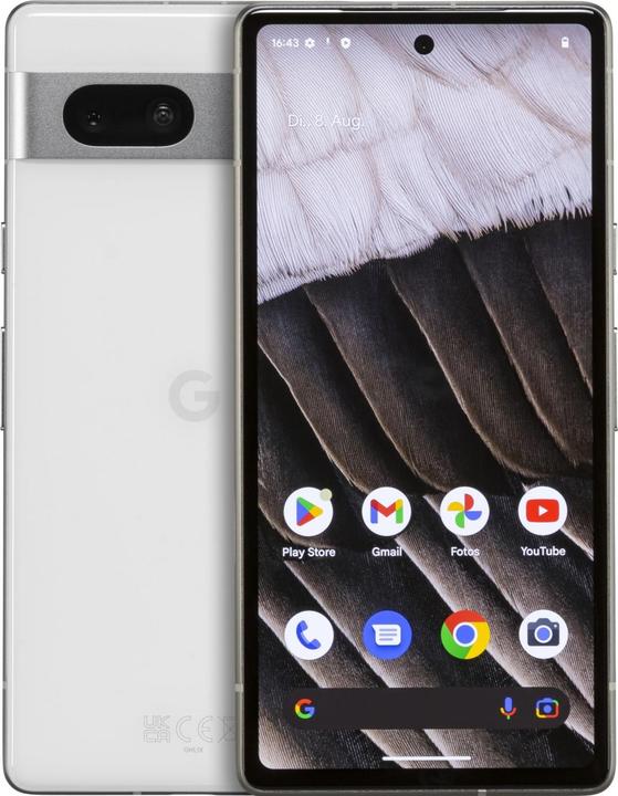 Actual product image Google Pixel 7a (128 GB, Snow, 6.10", SIM + eSIM, 5G)