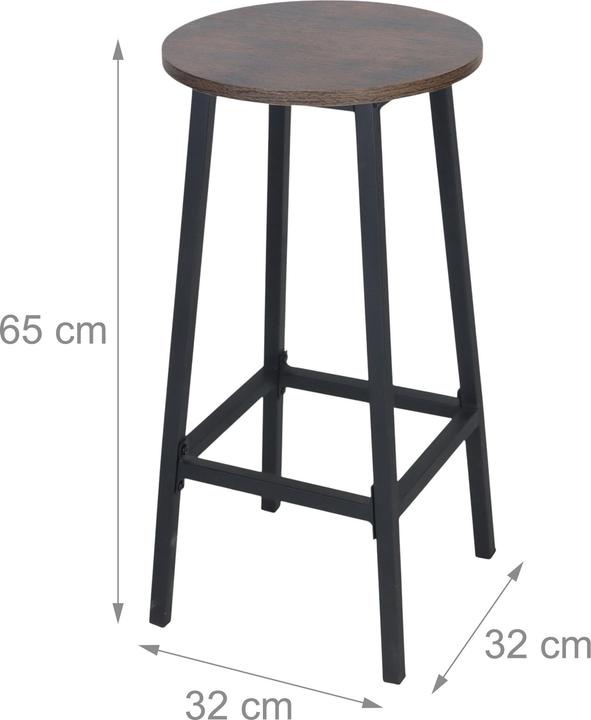 Actual product image Relaxdays 2x barstools