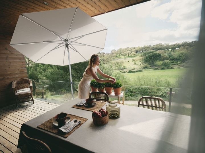 Actual product image Glatz Aluminium Smart parasol (2.40 m)