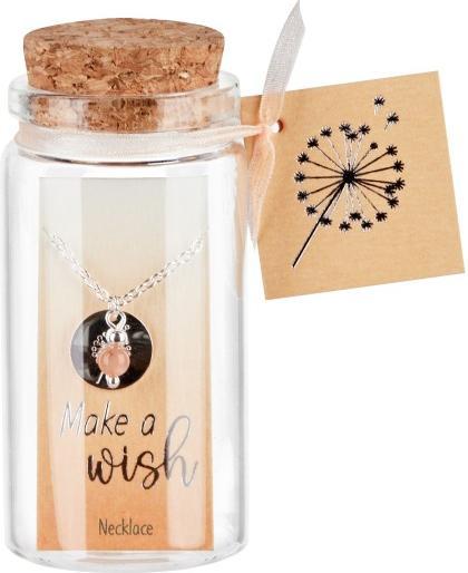 Produktbild HCA Halskette - "Make a wish" - versilbert - Sonnenstein
