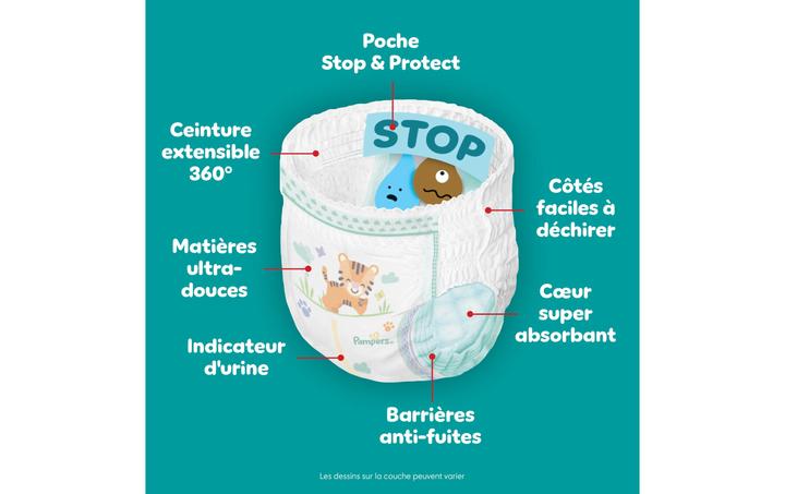 Actual product image Pampers Baby-Dry Pants (Size 5, Monthly box, 160 pcs.)