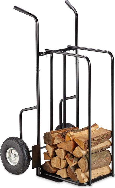 Relaxdays Kaminholzwagen (63 x 65 x 120 cm)