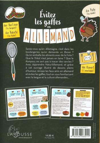 Actual product image Evitez les gaffes en allemand avec Apprendre Natur'Allemand (French, Collectif, 2024)