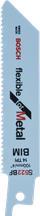 Actual product image Bosch Professional Zubehör Reciprocating saw blade S 522 EF, Flexible for Metal, 5-pack