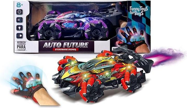 Actual product image Artyk Hand-controlled racing car smoke sounds toy for boys 165061 Mixed price for 1 pc.