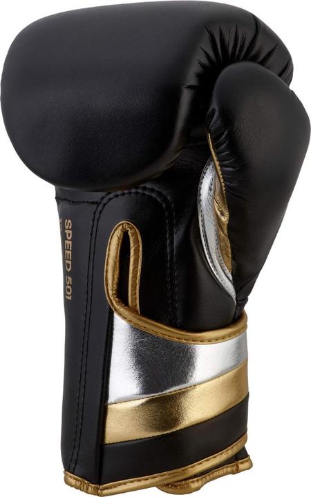 Produktbild adidas Boxhandschuhe Speed 500 black/gold Microfibre, ADISBG501 (14 OZ)