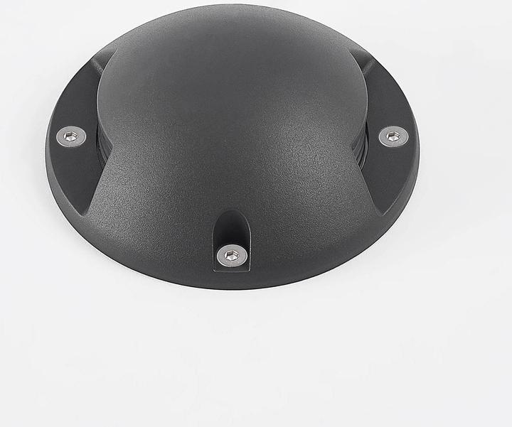 Actual product image Lindby Huban LED floor surface mounted light, two-flame (220 lm, IP67)