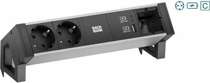 Immagine prodotto Bachmann 937304 (4 x, USB-A, CEE 7/3, 0.20 m)