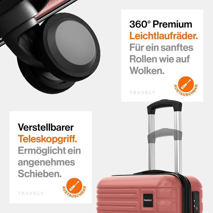 Immagine prodotto Travely Hartschalenkoffer (60 l)