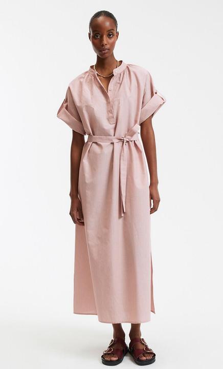 Produktbild La Redoute Collections Gestreiftes langes Kleid aus Baumwolle-Leinen (S)