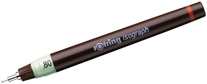 Image du produit Rotring Stylo à encre de Chine isograph 0,8 (Brown, Green, 1x)
