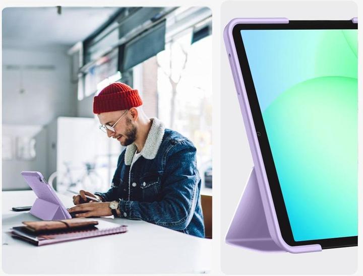 Produktbild Tech-Protect SMARTCASE GALAXY TAB A9 / A11 8.7 X110 / X115 / X133 / X135 VIOLETT (Samsung Galaxy Tab A9)