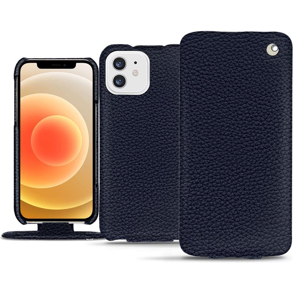 Thumbnail - Noreve Lederschutzhülle vertikal (Apple iPhone 12), Smartphone Hülle, Violett