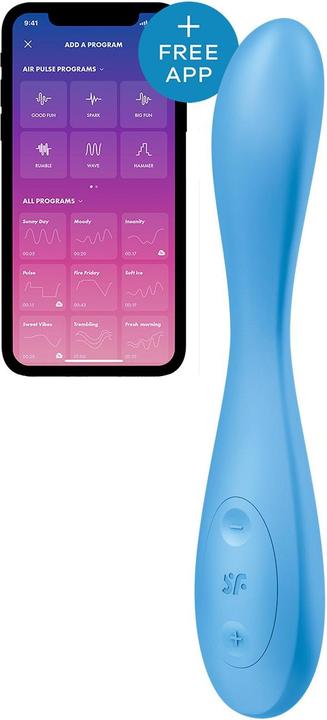 Actual product image Satisfyer G-Spot Flex 4 - Blue