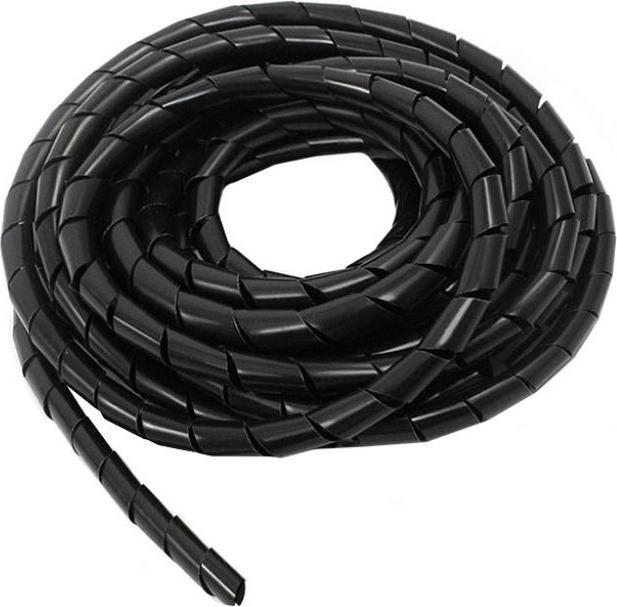 Produktbild Maclean MCTV-685 - Spiralkabelschlauch, 3 m, schwarz, 8,7 x 10 mm (Kabelspiralschlauch, 300 cm)