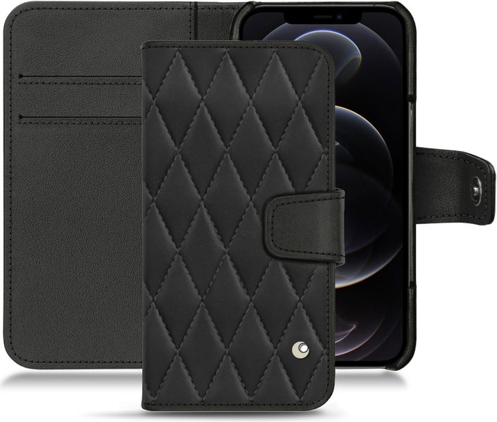 Noreve Lederschutzhülle Wallet (Apple iPhone 12 Pro Max)