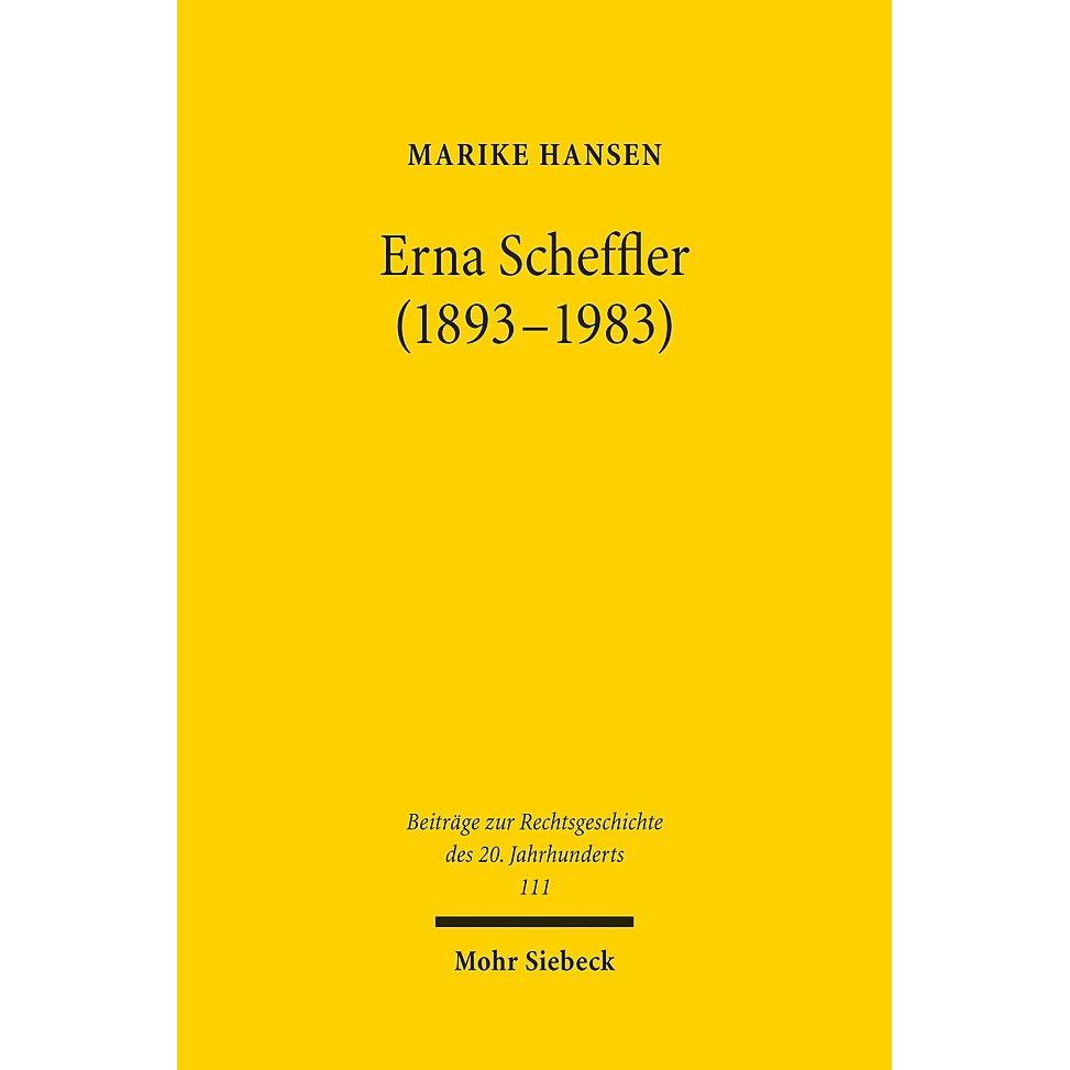 Thumbnail - Erna Scheffler (1893-1983), Fachbücher von Marike Hansen