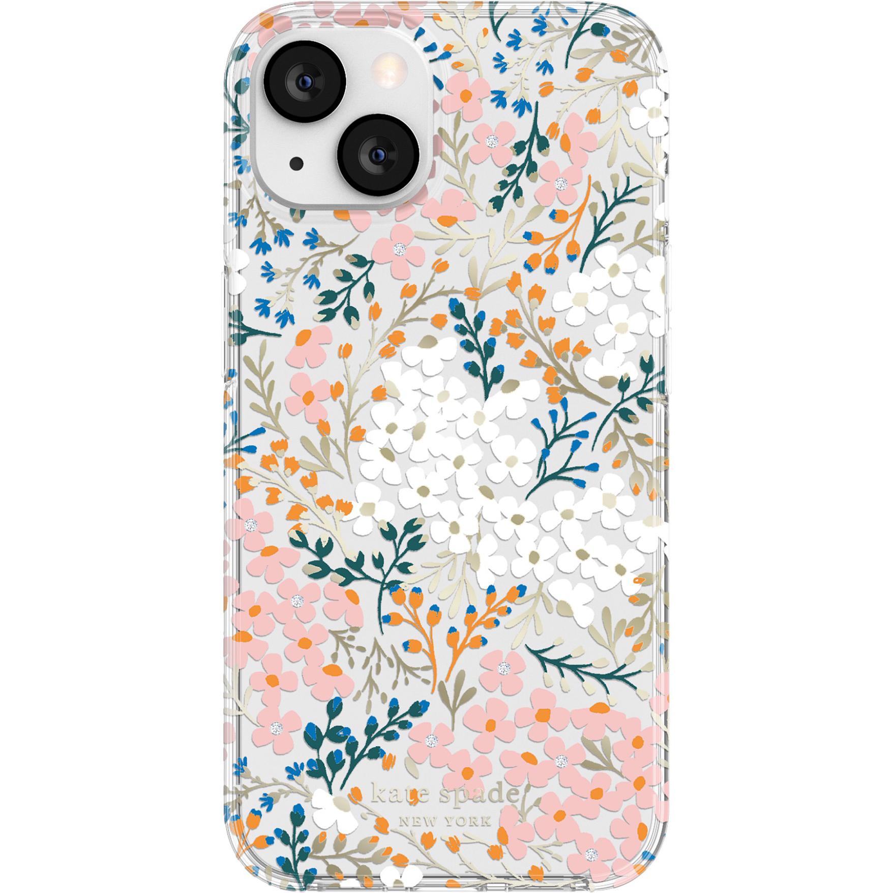 Kate Spade New York Protective Hardshell Case (Apple iPhone 13), Smartphone Hülle, Transparent