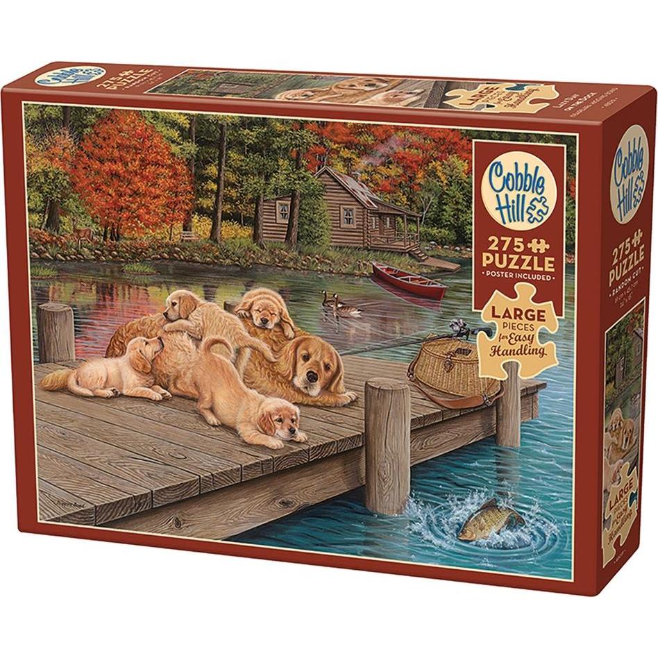 Cobble Hill Golden Retriever am Steg 275 Teile (275 Teile)