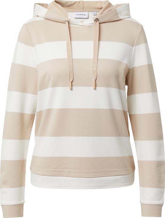 Produktbild Comma Sweatshirt Gestreiftes Kapuzensweatshirt aus Scuba-Ware (32)