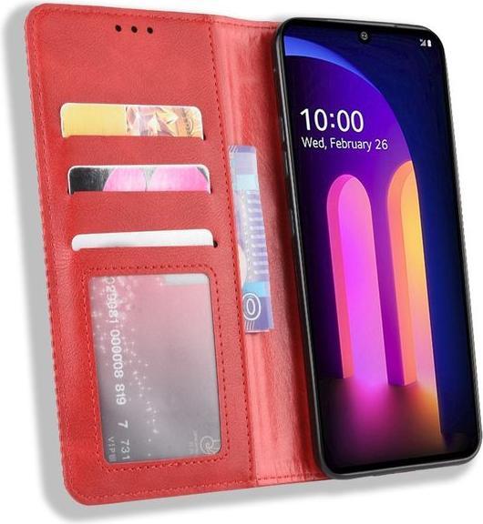 Produktbild MU Classic Retro Leder Bookcover Series (LG V60 ThinQ 5G)