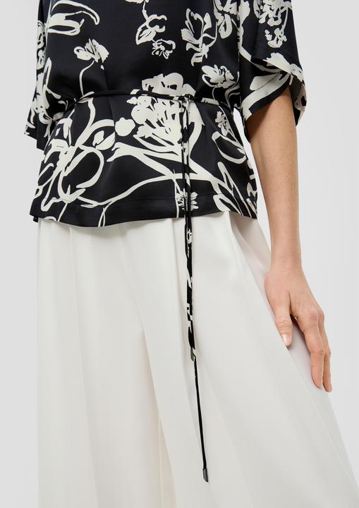 Immagine prodotto s.Oliver Bluse Bluse mit Stoffbindegürtel (M)