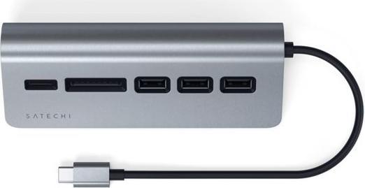 Actual product image Satechi USB-C Aluminium Hub (USB-C, 5 Ports)