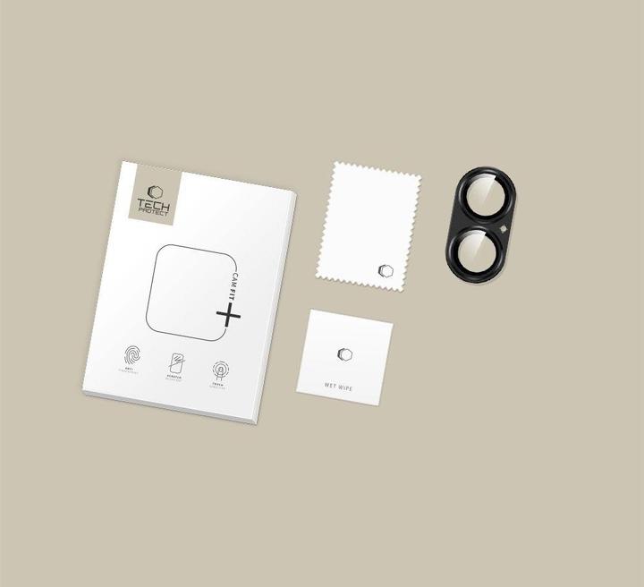 Actual product image Tech-Protect Camfull Fit+ Kameraabdeckung für iPhone 17 - Schwarz (1 pcs., Apple iPhone 17)