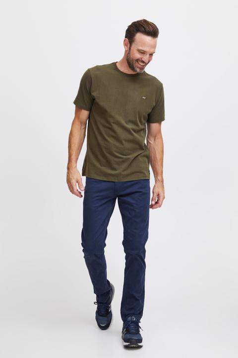 Produktbild FQ1924 FQTom SS basic tee w logo - T-shirt - 21900414 (XL)