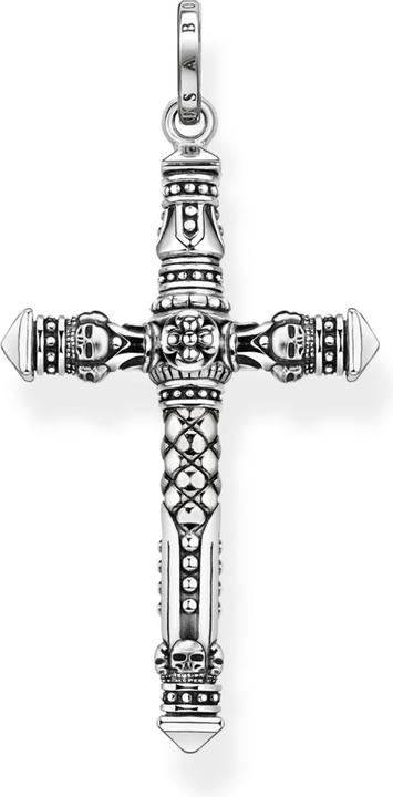 Thomas Sabo Ciondolo a croce (Annerito, Argento 925)