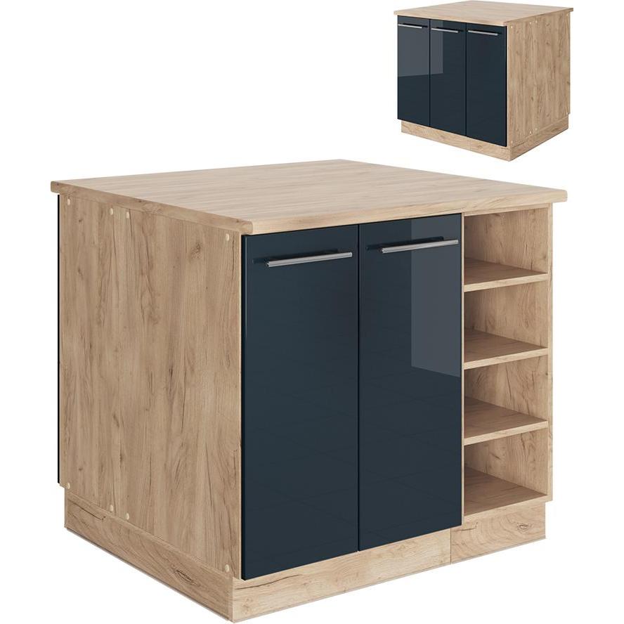 Thumbnail - Vicco, Regal, Kücheninsel Fame-Line (90 x 81.5 x 82 cm)