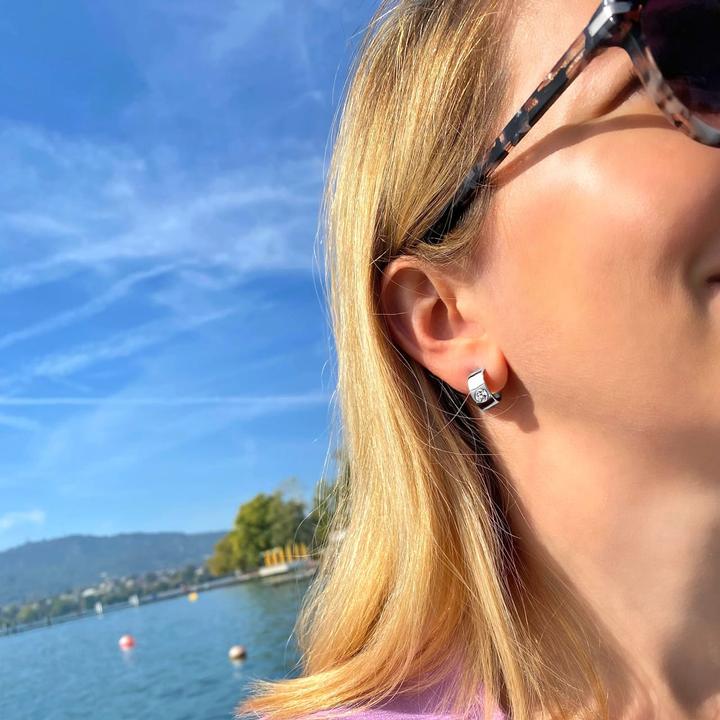 Image du produit Candy Créoles Giro, argent sterling 925 (Argent massif de 925, Argent sterling 925)