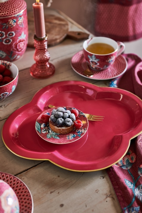 Image du produit PIP Studio Set/3 Tea Set Large Flower Festival Dark Pink