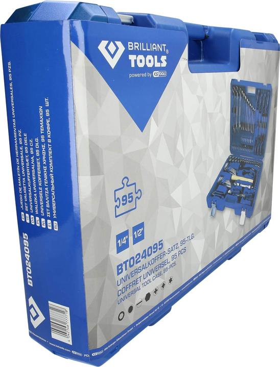 Actual product image Brilliant Tools Universal case set, 95 pcs. (95 pieces)