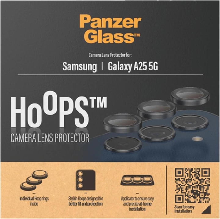 Actual product image PanzerGlass Hoops Camera Lens Protector (1 Piece, Samsung Galaxy A24)