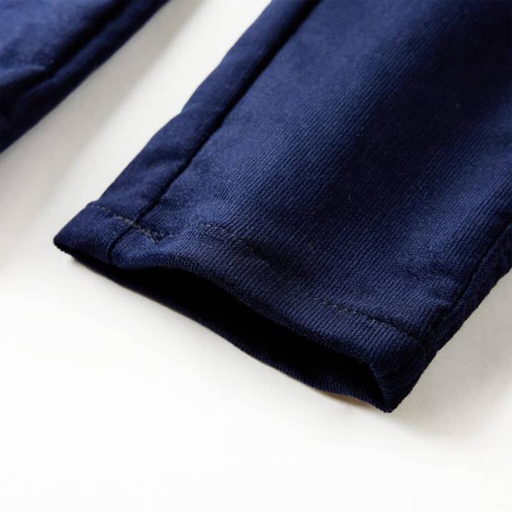 Produktbild VidaXL Kinderhose Dunkles Marineblau 140,Material: 98 % Baumwolle (140)