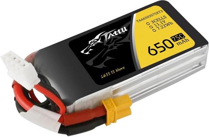 Produktbild Tattu RC-Akku LiPo 650 mAh 11.1 V 75C (11.10 V, 650 mAh)
