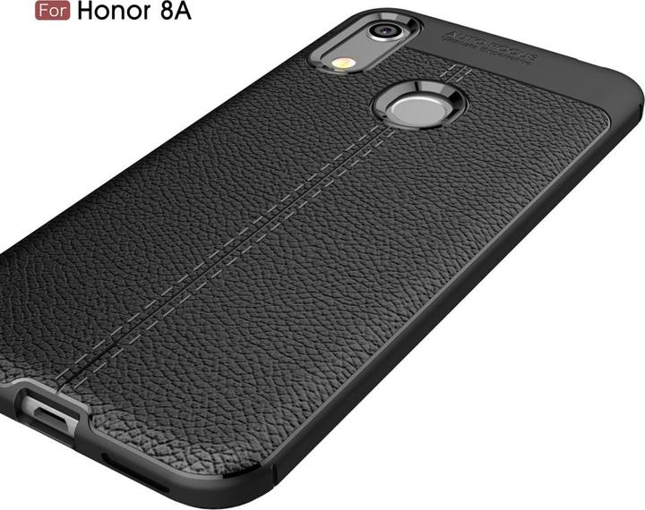 Produktbild Screenguard Honor 8A Hülle Leather Design TPU Cover (Honor 8A)