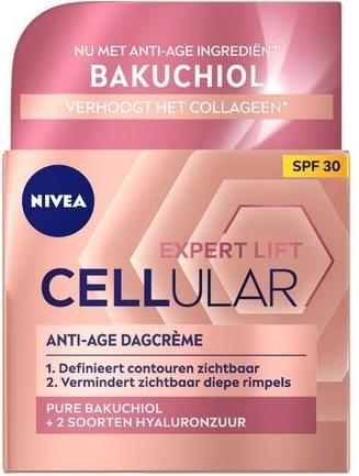 Actual product image NIVEA Cellular Expert Lift Anti Age Day Cream Spf 30 50ml (Cleansing gel, 50 ml)