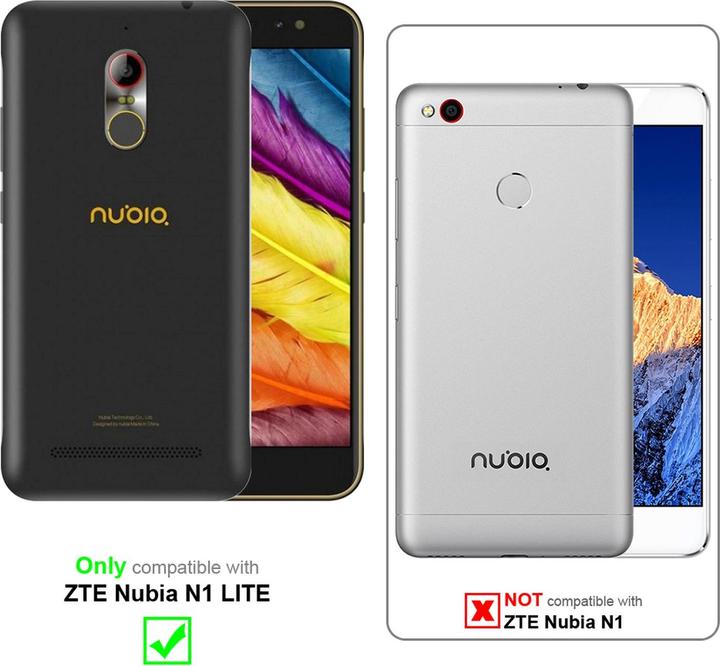 Productafbeelding Cadorabo Boek Onzichtbare Magneethoes (ZTE Nubia N1 Lite)