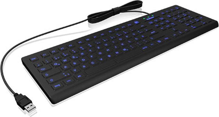 Produktbild KeySonic Tastatur Full Size Hygiene Industrietastatur für Windows® (DE, Kabelgebunden)