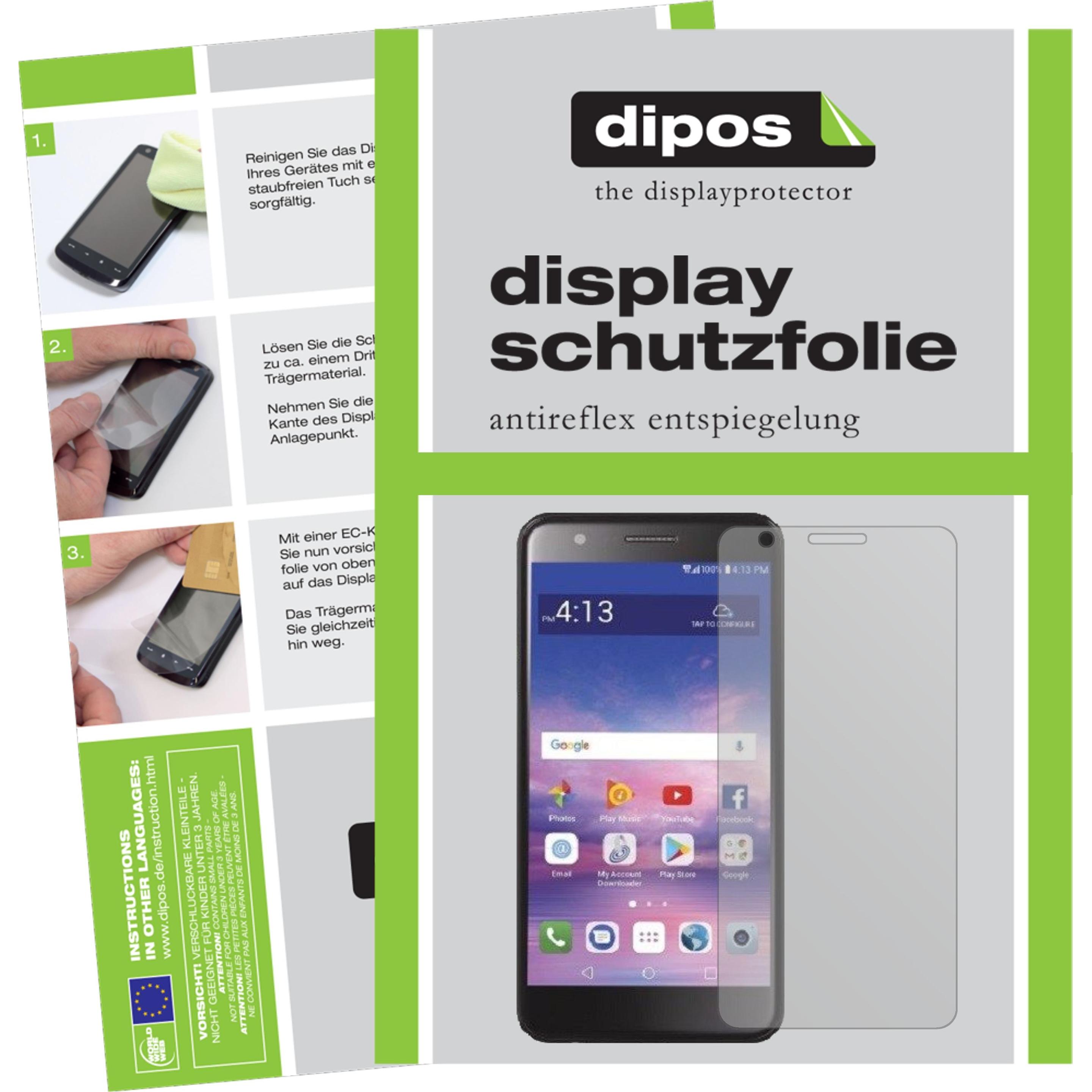 Dipos Displayschutzfolie Antireflex (5 Stück, LG Premier Pro), Smartphone Schutzfolie, Transparent