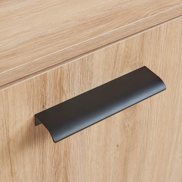 Image du produit En.Casa Sideboard Noppen 100x120x38 cm Eicheoptik (120 x 38 x 100 cm)