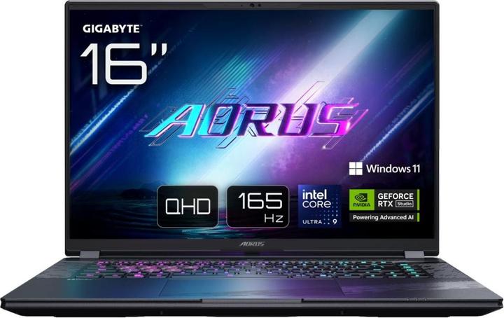 Produktbild Gigabyte AORUS ELITE 16 BWHC3DEC65SP (16", 8000 GB, 32 GB, DE, Intel Core Ultra 9 275HX)