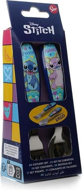 Actual product image Stor Stitch "Drawing" - Kinderbesteck Set - 2-teilig