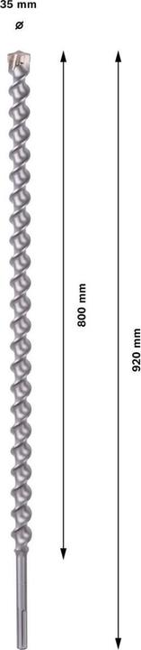 Actual product image Bosch Professional Zubehör Hammer drill SDS max-7, 35 x 800 x 920 mm (35 mm)